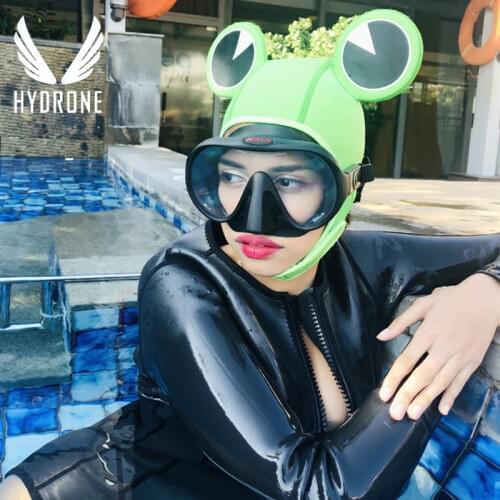 Scuba Diving Mask Snorkel 3MM Neoprene Frog Dive Equipment Hood Hat Cap Helmet Underwater Sunscreen Anti-UV Warm Freediving
