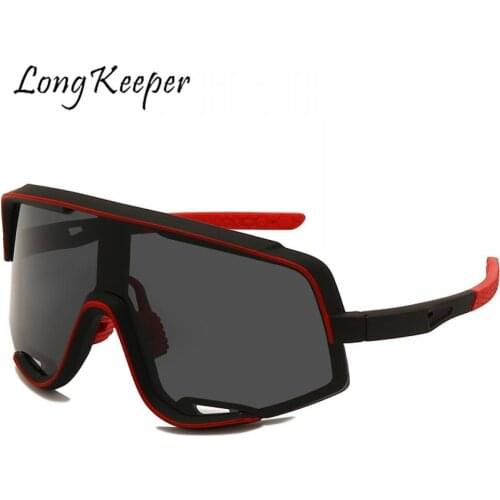 Fashion Sport Polarized Sunglasses Men Outdoor Sports Goggles Bike Glasses MTB Eyewear Big Frame Oversized Sunglasses Gafas
