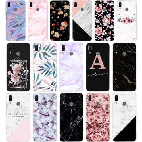 156FG Granite Scrub Marble Stone gift Soft Silicone Tpu Cover phone Case for huawei Honor 8 Lite 8X 8s 9x