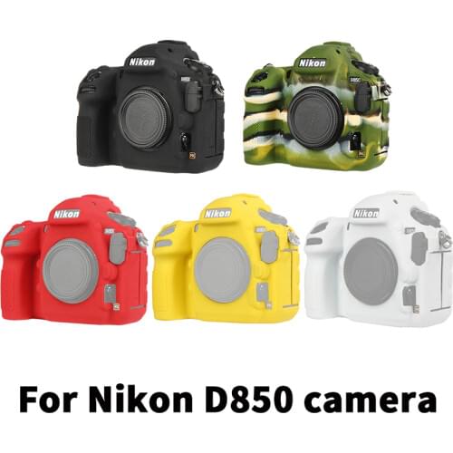 Qeento Camera Bag for NIKON D850 Lightweight Camera Bag Case Protective Cover for nikon D850 Camouflage Black yellow red