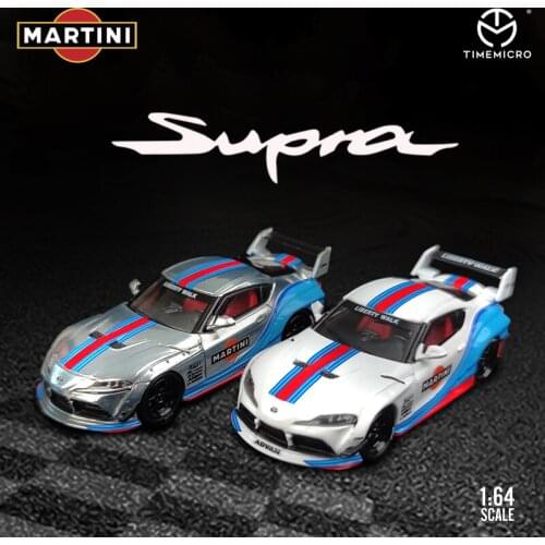 TM 1/64 Toyota Speed Bully LB Modified Martini White Alloy Simulation Model Collection Model Car Toys