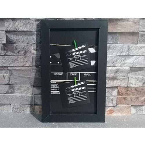 Clapper Design Drawstring and Latch Photo Frame No: 1