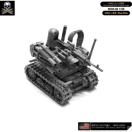 1/35 Model Kits Resin U.s. Combat Robot Sefl-assembled Koo-46