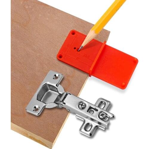 1Pcs Woodworking Punch Hinge Drill Hole Opener Locator Guide Drill Bit Hole Tools