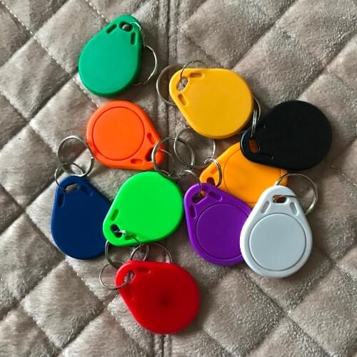 10Pcs/lot 13.5MHZ UID Changeable MF S50 1K IC Keys Keyfobs Token Tags S50 NFC Clone Copy Back door Rewritable Blank Magic Card