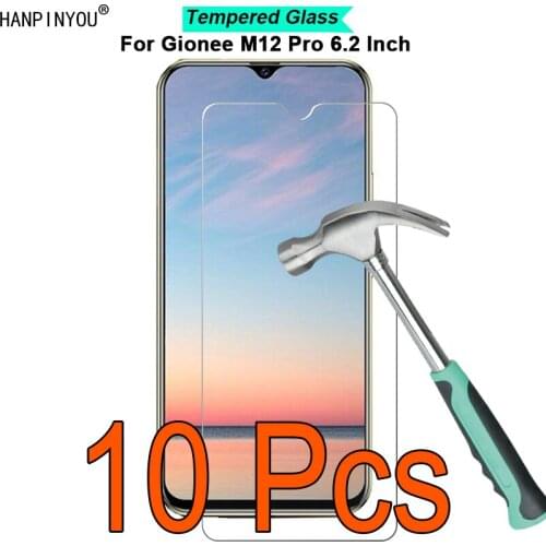 10 Pcs/Lot For Gionee M12 Pro 6.2" 9H Hardness 2.5D Ultra-thin Toughened Tempered Glass Film Screen Protector Protect Guard