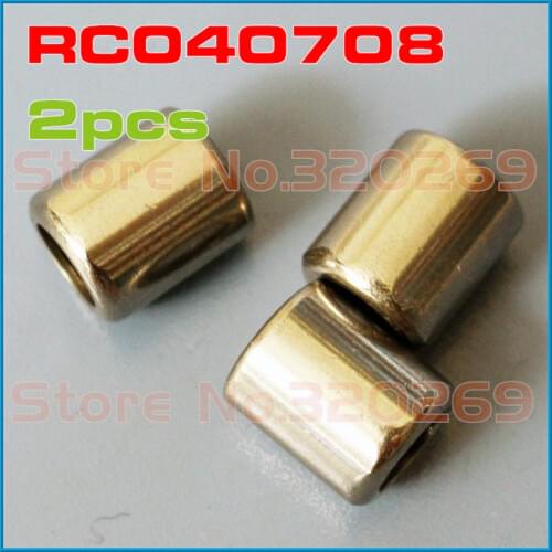 2pcs RC040708 RC040708 One Way Clutch 1/4"x 7/16"x 1/2" Inch Shaft Nadel Bearing 6.35x11.11x12.7mm