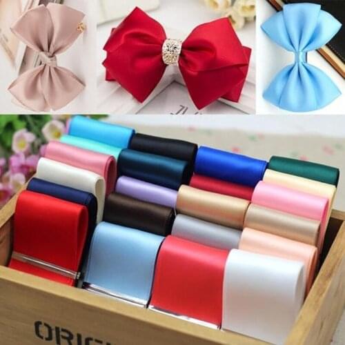 5yards 50mm Grosgrain Satin Ribbons for Wedding Christmas Party Decorations DIY Bow Craft Ribbons Supplies