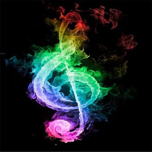 5D Mosaic Diamond Painting Diamond Embroidery Music Note Full Drill Rhinestones Home Decor Accessories Gifts