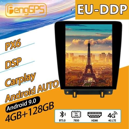 For Ford Mustang 2010 - 2014 Android Car Radio Stereo Multimedia Player Autoradio Tesla Style Audio PX6 GPS Navi Head unit