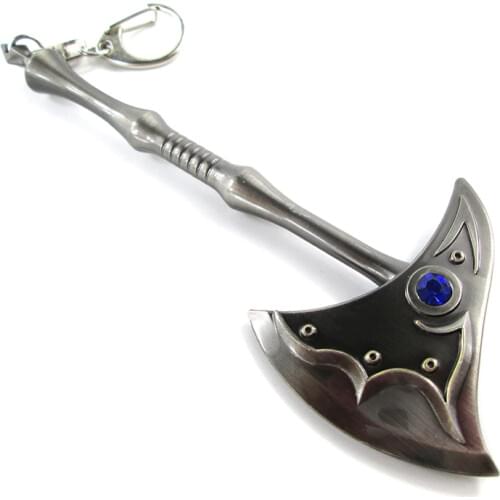 Bsarai the Curator of the Sands Nasus 14cm/5.5'' Axe Model Key chain/Ring
