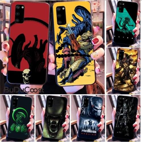 Yinuoda Xenomorph Aliens predator Phone Case for Samsung S20 plus Ultra S6 S7 edge S8 S9 plus S10 5G