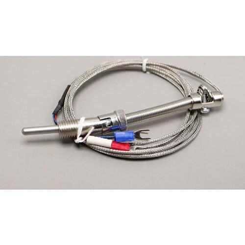 2M 5*64mm Temperature Sensors Thermocouple Pressure Reed Type 3EA Sta PT100 WZPT-01 M12X1.5