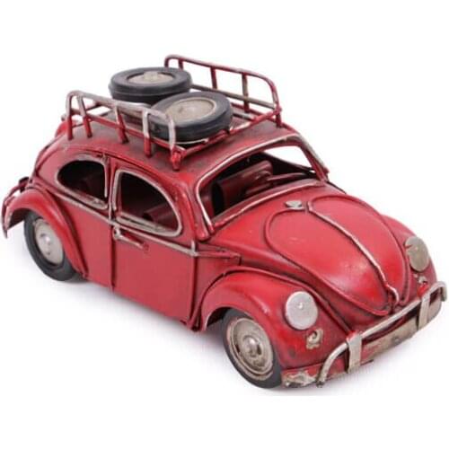 Decorative Metal Classic Car - Trinket, Miniature, Gift, Nostalgic, Vintage, handmade Hand Painted High Quality Durable