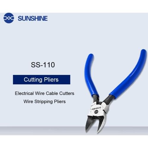 SS-110 Multi-Function Wire Stripper Cutter Pliers Electrical Wire Cable Cutters Cutting For Jewelry DIY Nipper Hand Tools