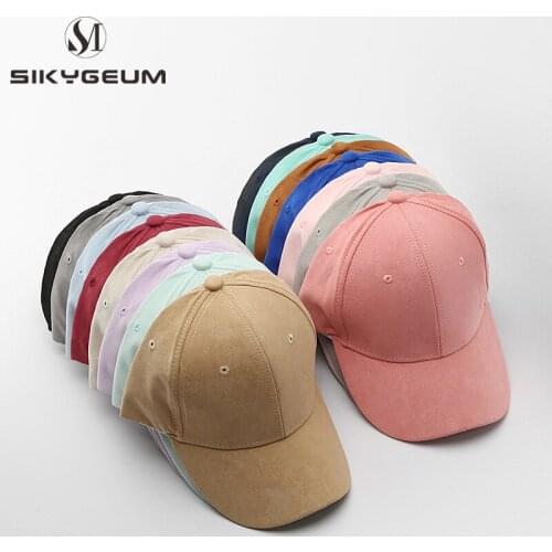 SIKYGEUM Cotton Baseball Caps Man Women Outdoor sport solid sun Hats For men Dad Snapback cap Adjustable Snapback Hip Hop Cap