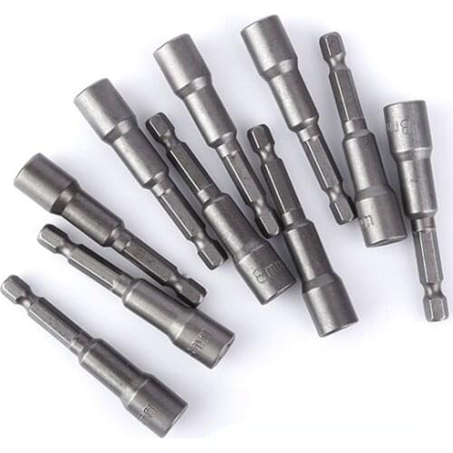 Magnetic Drill Tail Head Socket Head Hexagonal Deepening Hand Electric Drill Socket Deepening Set of Wind Batch Socket