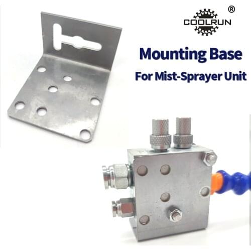 Multi-Purpose Stainless Steel 304 Mounting Base For CNC Mist Sprayer CoolRun