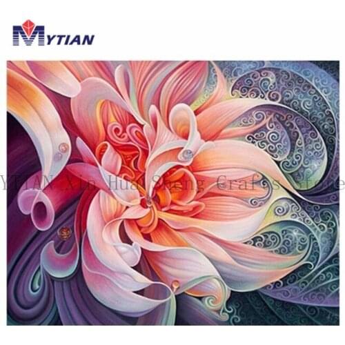 MYTIAN 5D diy Diamond Painting Flowers Diamond Embroidery Cross Stitch Home Decor Full Square/Round Drill Mosaic Painting Gift