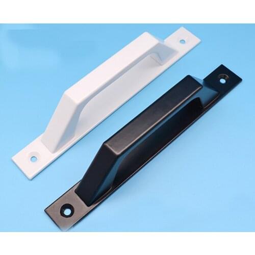 Aluminum Alloy Push and Pull Door Handle Surface Mounted Glass Plastic Steel Balcony Kitchen Door Window Handle