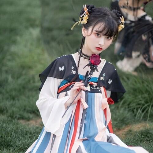 New Hanfu Dress Oriental Classical Dance Stage Performance Clothing Chinese Traditional Tang Dynasty Improved Clothes DQL5813