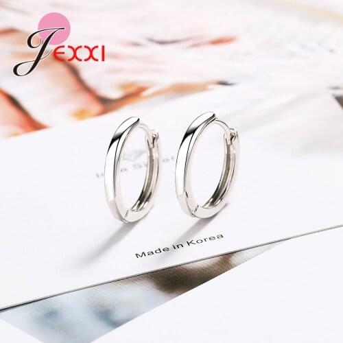 New Korean Simple Women Men Earrings Handmade Sweet 925 Sterling Silver Drop Earring High Quality Brincos Girls Fashion