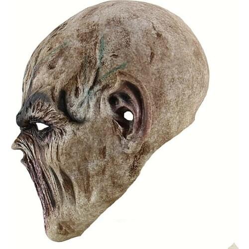 Scary Bloody Alien Zombie Costumes Head Mask Unisex Halloween Cosplay Party Prop