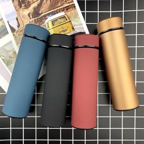 Business Thermos cup Stainless Steel Water Bottle Vacuum Flasks Portable Car Thermocup 500ml