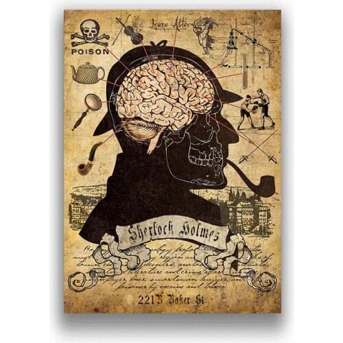 TV Series Sherlock Movie Quality Canvas Painting Poster Modern Nordic Art Home Decor Room Living Sofa Wall Decor Picture