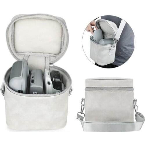 Drone Remote Control Battery White Storage Bag for DJI Mini 2 Waterproof Carrying Case Protective Cover
