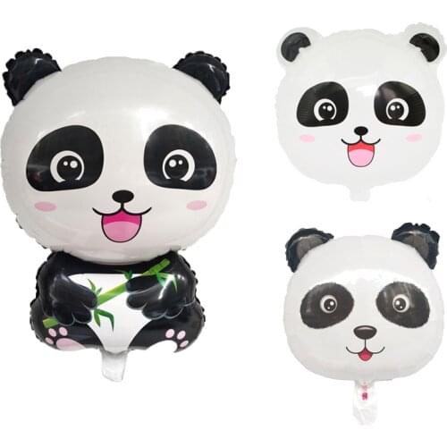 Panda Cartoon Animal Foil Balloon Children Birthday Party Decoration Baby Shower Kids toy Letax balloons globos Helium ball