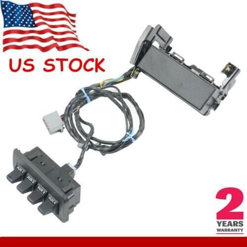 AP03 AL3Z13D730AA BC3Z14A303B Auxiliary Dash Upfitter Switch for Ford Super Duty F250 F350 F450 F550 2011-2016