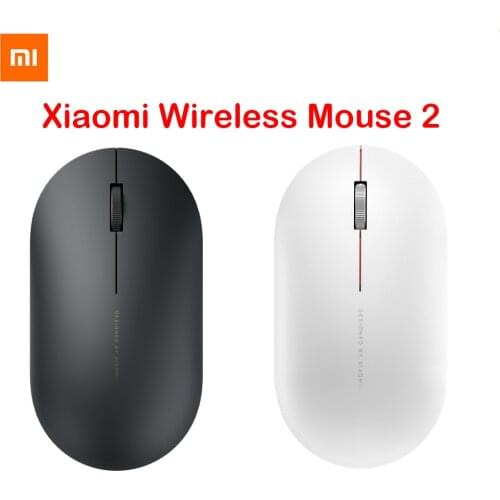 Xiaomi Mi Wireless Mouse 2 Portable Game Mouse 1000dpi 2.4GHz WiFi link Optical Mouse For Macbook Notebook Laptop Portable Mouse