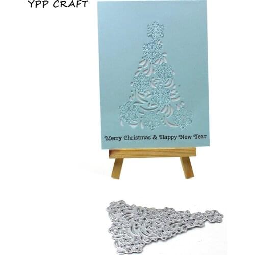YPP CRAFT Christmas Tree Metal Cutting Dies for DIY Scrapbooking/Card Making/Kids Fun Decoration Supplies