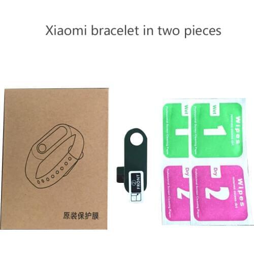 1/2/3 Pcs Tempered Film for Mi Band 4 Hydrogel Screen Protector for Xiaomi Scratchproof Wristband Smart Watch Smart Accessories