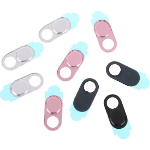 3pcs Universal Metal Webcam Cover Camera Slider Shutter Privacy Protect Sticker