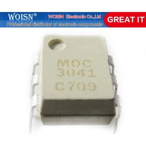 5pcs/lot MOC3041M MOC3041 DIP-6 SMD-6 OPTOISOLATORS TRIAC DRIVERS In Stock