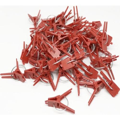 PCS Quality Plants Graft Clips Plastic Fixing Fastening Fixture Clamp Garden Tools For Cucumber Eggplant Watermelon Accepted