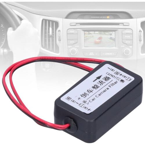 Car Accessories Transmission Fluid Filter 12V Backup Camera Rectifier Power Relay Capacitor Filter Anti-Interference for Rear