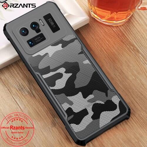 For Xiaomi Mi 11 Ultra Case Camouflage Acrylic PC+TPU Shockproof Airbags Armor Back Cover For Xiaomi Mi 11 Lite чехол Rzants