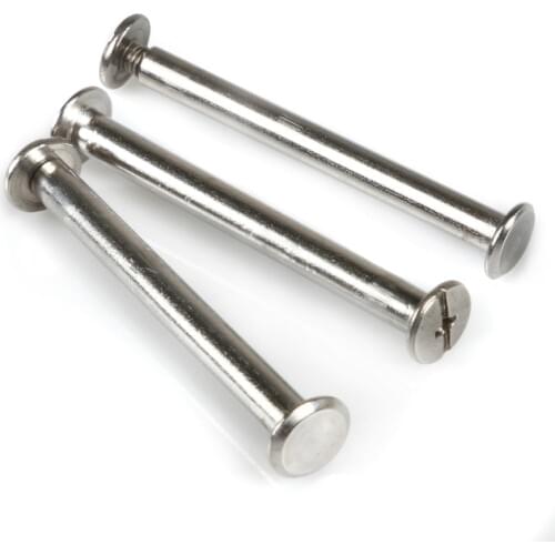 M5*45 stainless Steel Screw books Nail Rivets Photo Album Picture Screw Rivets Butt Recipes Leaflet Nail M5 Hardware