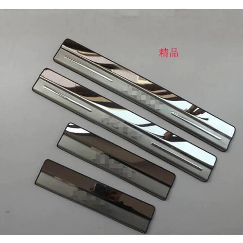For Volvo XC60 2011 2012 2013 2014 2015 Stainless Steel Door Sill Scuff Plate Pedal Strip Trim Car Styling Accessories