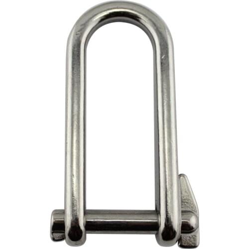 Stainless Steel 316 Halyard Key Pin Shackle Marine Hardware Boat Hardware Rigging Hardware 5pcs 8mm Key Bolted Pin Shackle
