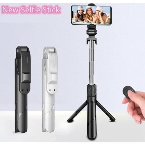 Palo de selfi 3 en 1, monopié de mano con obturador remoto, Mini trípode plegable, trípode portátil inalámbrico multifuncional c