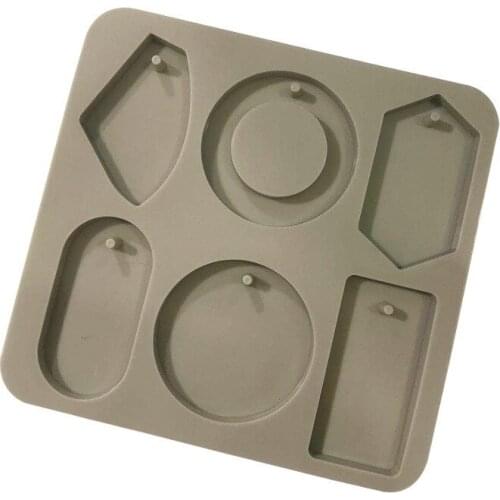 Silicone Clay Aromatherapy Tablets Molds Sharps DIY Crafts Hanging Ornaments Wax Plaster Molds Flower Soap Mold Accessories