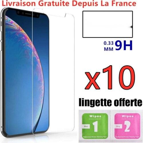 Film Vitre protection Verres trempés For iphone 8/7/6/6S/Plus/5/X/XR/XS/MAX/11/Pro