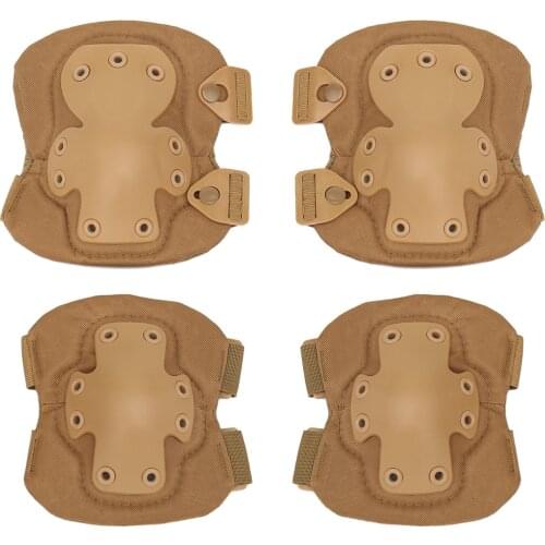 Tactical Hunting Knee Pads New Training and Expansion Rock Climbing Combat Sports Knee Pads Elbow Pads Four-piece