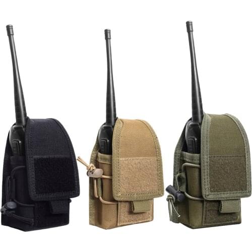Universal Radio Pouch Tactical Molle Walkie Talkie Holster Waist Bag Airsoft Hunting Mag Pouch EDC Uility Pack