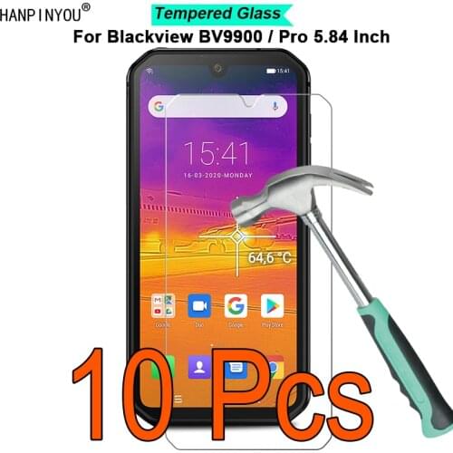 10 Pcs/Lot For Blackview BV9900 / Pro / BV9900E 5.84" 9H Hardness 2.5D Toughened Tempered Glass Film Screen Protector Guard