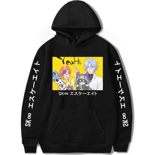 Harajuku Anime SK8 The Infinity Skateboard Boys Langa Reki Miya Hoodies Cute Cartoon Skate Infinity Women Sweatshirts Streetwear